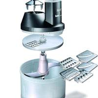 Bamix - SliceSy® Food Processor Attachment, Black - 1500.003