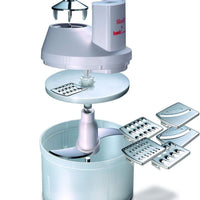 Bamix - SliceSy® Food Processor Attachment, Light Grey - 150.086