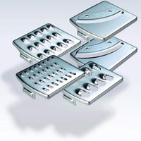 Bamix - SliceSy® Food Processor Attachment, Red - 1500.004