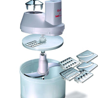 Bamix - SliceSy® Food Processor Attachment, Light Grey - 150.086