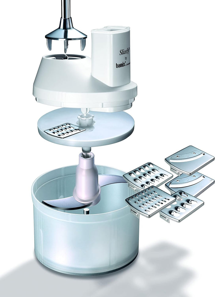 Bamix - SliceSy® Food Processor Attachment, White - 1500.002