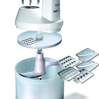 Bamix - SliceSy® Food Processor Attachment, White - 1500.002