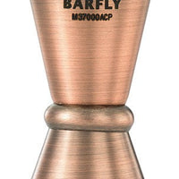 Barfly - 0.5 x 0.75 Oz Antique Copper Japanese Style Jigger - M37000ACP