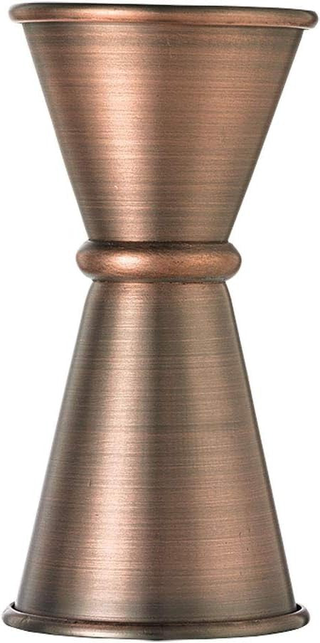 Barfly - 0.5 x 0.75 Oz Antique Copper Japanese Style Jigger - M37000ACP