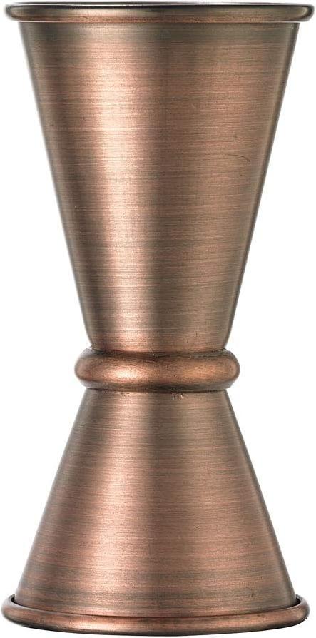 Barfly - 0.5 x 0.75 Oz Antique Copper Japanese Style Jigger - M37000ACP