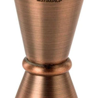 Barfly - 0.5 x 0.75 Oz Antique Copper Japanese Style Jigger - M37000ACP