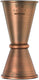 Barfly - 0.5 x 0.75 Oz Antique Copper Japanese Style Jigger - M37000ACP