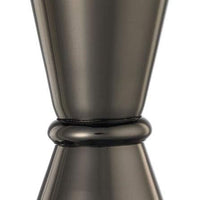 Barfly - 0.5 x 0.75 Oz Black Japanese Style Jigger - M37000BK