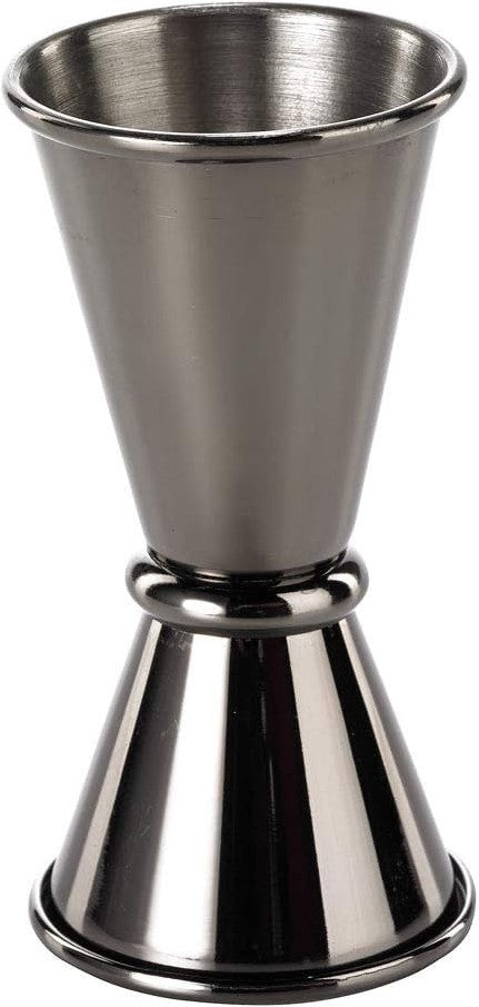 Barfly - 0.5 x 0.75 Oz Black Japanese Style Jigger - M37000BK