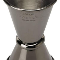 Barfly - 0.5 x 0.75 Oz Black Japanese Style Jigger - M37000BK