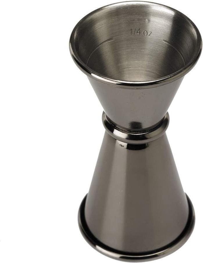 Barfly - 0.5 x 0.75 Oz Black Japanese Style Jigger - M37000BK