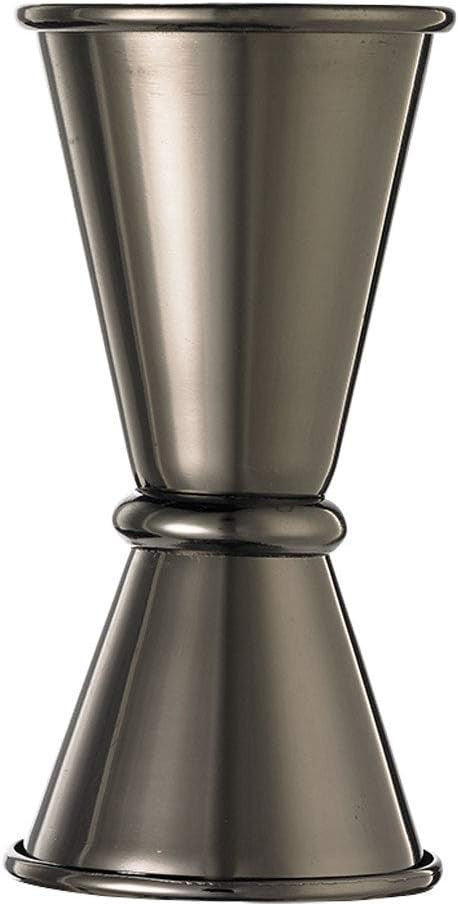 Barfly - 0.5 x 0.75 Oz Black Japanese Style Jigger - M37000BK