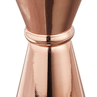 Barfly - 0.5 x 0.75 Oz Copper Plated Japanese Style Jigger - M37000CP