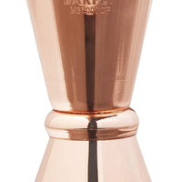 Barfly - 0.5 x 0.75 Oz Copper Plated Japanese Style Jigger - M37000CP