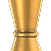 Barfly - 0.5 x 0.75 Oz Gold Plated Japanese Style Jigger - M37000GD