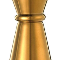 Barfly - 0.5 x 0.75 Oz Gold Plated Japanese Style Jigger - M37000GD