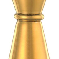 Barfly - 0.5 x 0.75 Oz Gold Plated Japanese Style Jigger - M37000GD