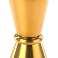 Barfly - 0.5 x 0.75 Oz Gold Plated Japanese Style Jigger - M37000GD