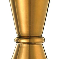 Barfly - 0.5 x 0.75 Oz Gold Plated Japanese Style Jigger - M37000GD