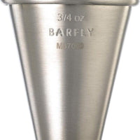 Barfly - 0.5 x 0.75 Oz Stainless Steel Japanese Style Jigger - M37000