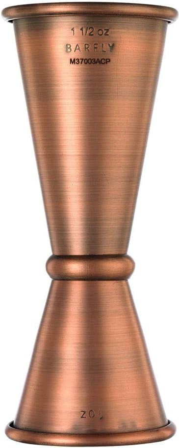 Barfly - 1 x 1.5 Oz Antique Copper Japanese Style Jigger - M37003ACP