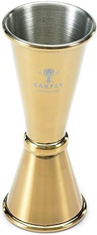 Barfly - 1 x 1.5 Oz Gold Plated Japanese Style Jigger - M37003GD