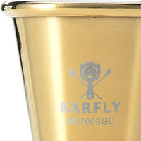 Barfly - 1 x 1.5 Oz Gold Plated Japanese Style Jigger - M37003GD