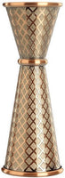 Barfly - 1 x 2 Oz Antique Copper Diamond Lattice Japanese Style Jigger - M37202ACP