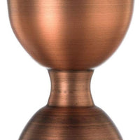 Barfly - 1 x 2 Oz Antique Copper Heavy-Duty Straight Rim Bell Jigger - M37006ACP