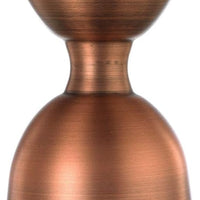 Barfly - 1 x 2 Oz Antique Copper Heavy-Duty Straight Rim Bell Jigger - M37006ACP