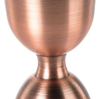 Barfly - 1 x 2 Oz Antique Copper Heavy-Duty Straight Rim Bell Jigger - M37006ACP