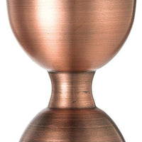 Barfly - 1 x 2 Oz Antique Copper Heavy-Duty Straight Rim Bell Jigger - M37006ACP