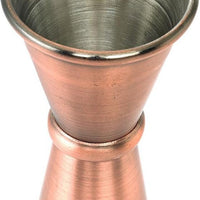 Barfly - 1 x 2 Oz Antique Copper Japanese Style Jigger - M37005ACP