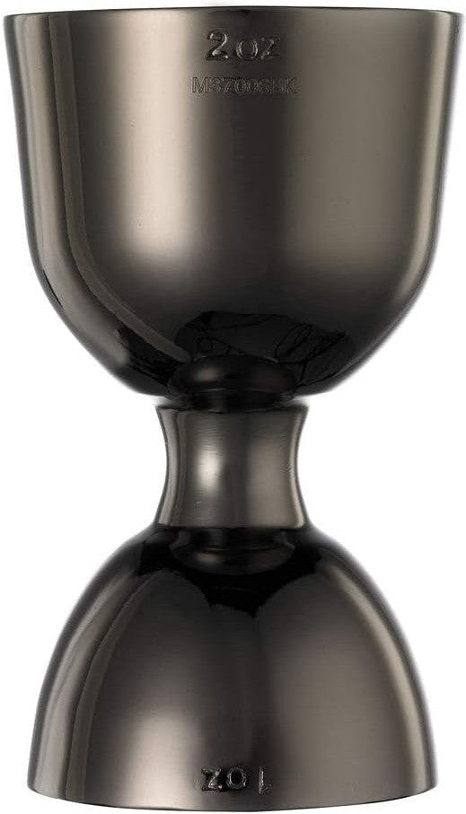 Barfly - 1 x 2 Oz Black Heavy-Duty Straight Rim Bell Jigger - M37006BK