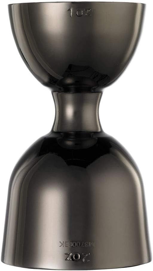 Barfly - 1 x 2 Oz Black Heavy-Duty Straight Rim Bell Jigger - M37006BK