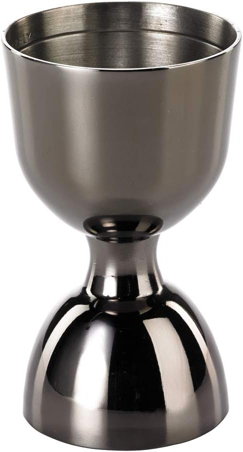 Barfly - 1 x 2 Oz Black Heavy-Duty Straight Rim Bell Jigger - M37006BK