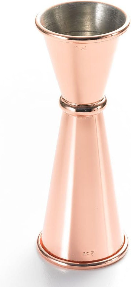 Barfly - 1 x 2 Oz Copper Plated Japanese Style Jigger - M37005CP