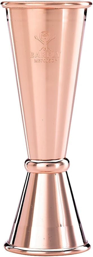 Barfly - 1 x 2 Oz Copper Plated Japanese Style Jigger - M37005CP