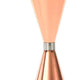 Barfly - 1 x 2 Oz Copper Plated Slim Style Jigger with Stainless Band - M37090CP