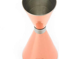 Barfly - 1 x 2 Oz Copper Plated Slim Style Jigger with Stainless Band - M37090CP