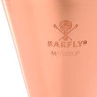 Barfly - 1 x 2 Oz Copper Plated Slim Style Jigger with Stainless Band - M37090CP
