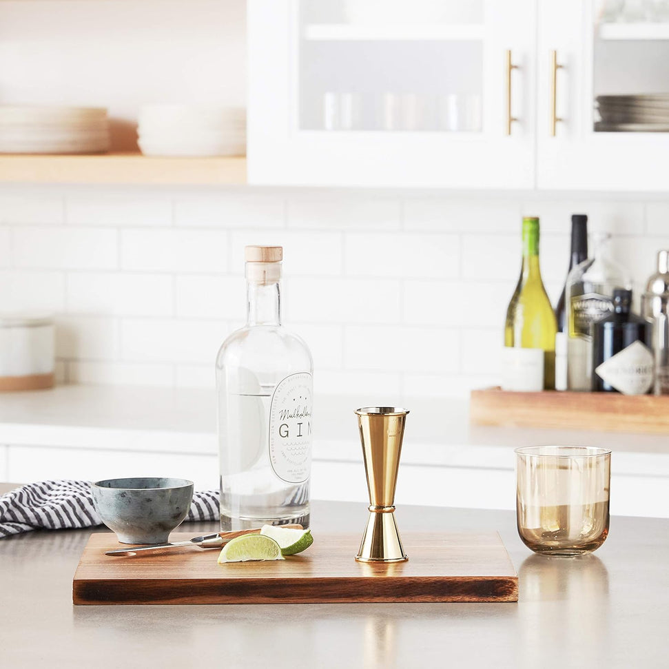 Barfly - 1 x 2 Oz Gold Plated Japanese Style Jigger - M37005GD