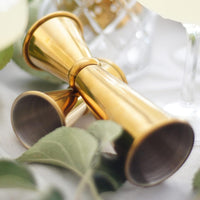 Barfly - 1 x 2 Oz Gold Plated Japanese Style Jigger - M37005GD