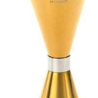 Barfly - 1 x 2 Oz Gold Plated Slim Style Jigger with Stainless Band - M37090GD