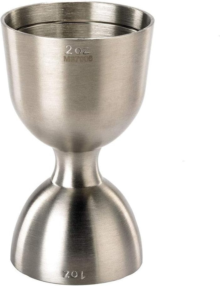 Barfly - 1 x 2 Oz Stainless Steel Heavy-Duty Straight Rim Bell Jigger - M37006