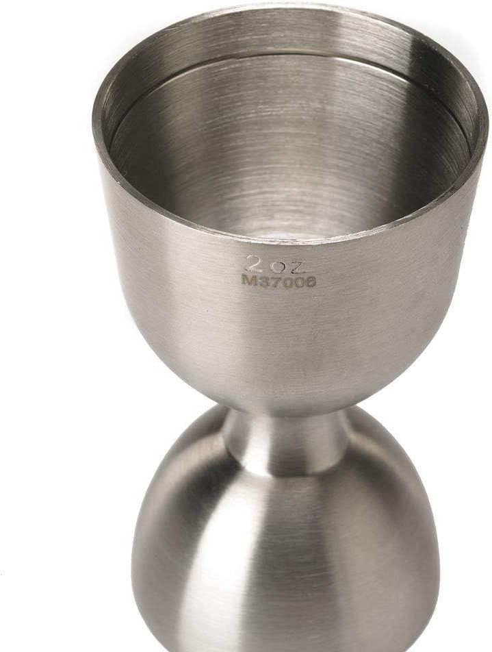 Barfly - 1 x 2 Oz Stainless Steel Heavy-Duty Straight Rim Bell Jigger - M37006