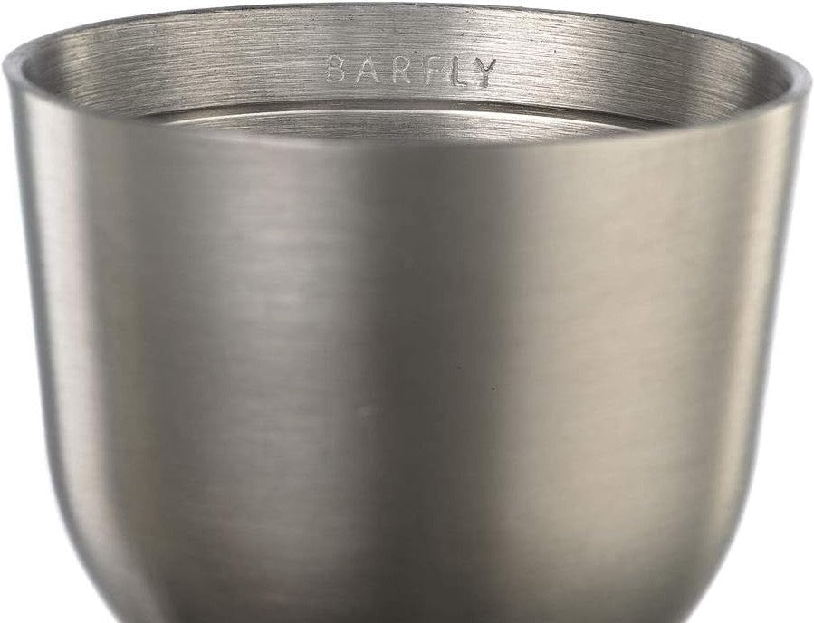 Barfly - 1 x 2 Oz Stainless Steel Heavy-Duty Straight Rim Bell Jigger - M37006