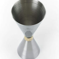Barfly - 1 x 2 Oz Stainless Steel Slim Style Jigger with Gold Band - M37096