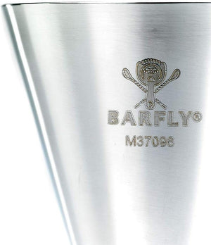 Barfly - 1 x 2 Oz Stainless Steel Slim Style Jigger with Gold Band - M37096
