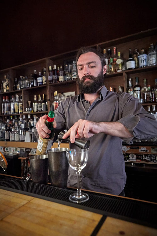 Barfly - 1 x 2 Oz Vintage Black Japanese Style Jigger - M37005VBK